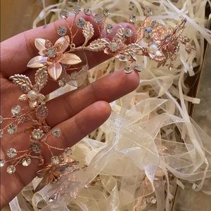 ROSE GOLD BRIDAL BELT